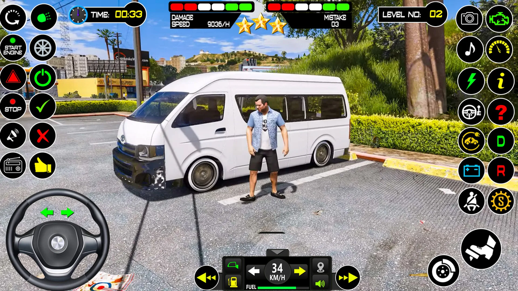 City Van Game Simulator 3D - Gameplay image of android game