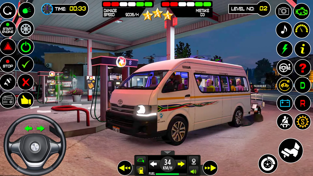 City Van Game Simulator 3D - Gameplay image of android game