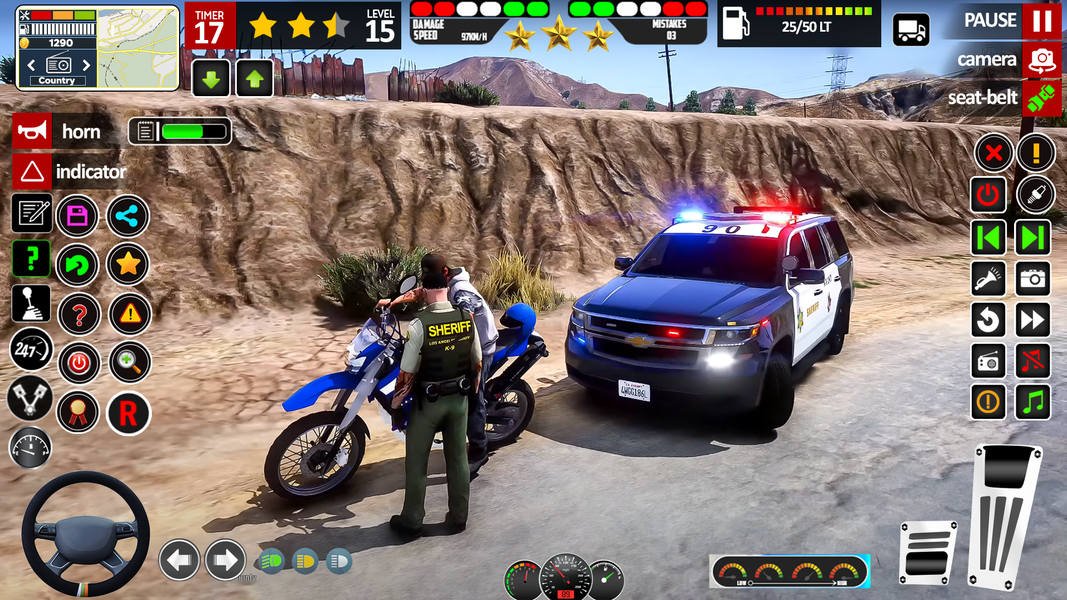 Real Police Game Simulator - Gameplay image of android game