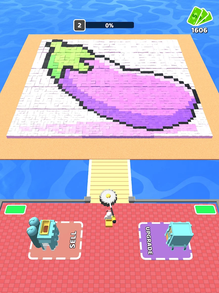 Mow 3D - Gameplay image of android game