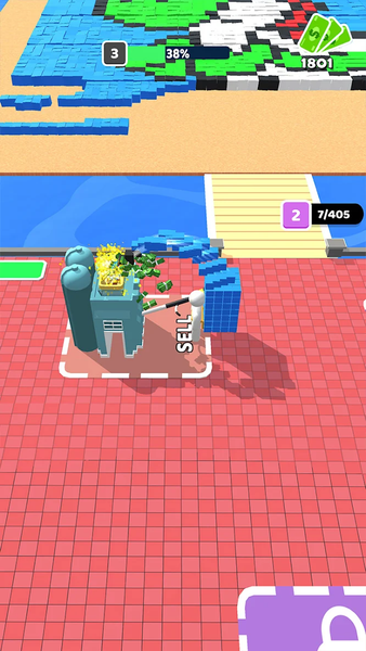 Mow 3D - Gameplay image of android game