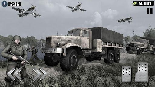 World War 2 Heroes: US Army Transport simulator 20 - Gameplay image of android game