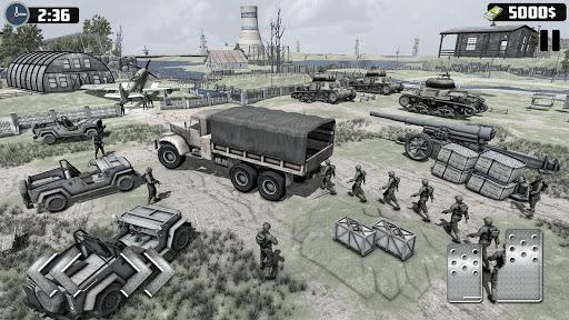 World War 2 Heroes: US Army Transport simulator 20 - Gameplay image of android game