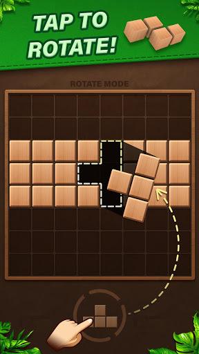 Fill Wooden Block 8x8 - Gameplay image of android game