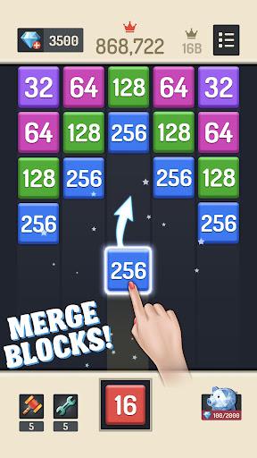 Merge Block - 2048 Puzzle - Gameplay image of android game