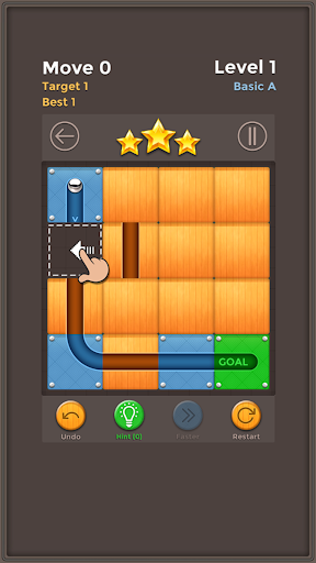 Unblock The Ball: Slide Puzzle - Gameplay image of android game