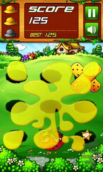 Whack Fruit Zombie - Gameplay image of android game