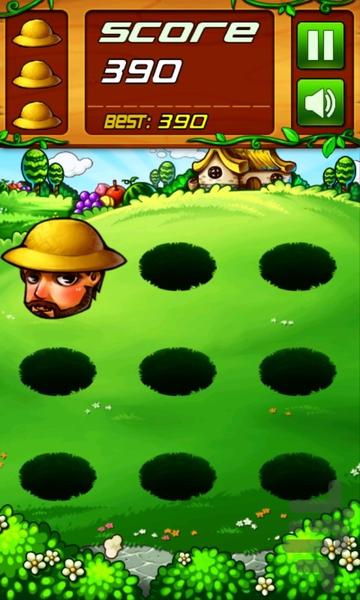 Whack Fruit Zombie - Gameplay image of android game