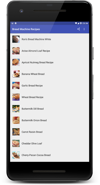 Bread Machine Recipes - Image screenshot of android app