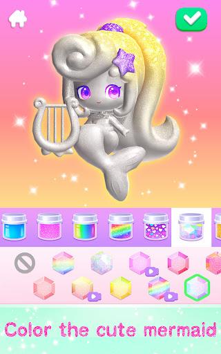 Princess Doll Coloring 3D - Gameplay image of android game