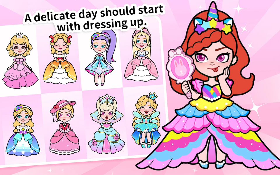 Paper Princess's Dream Castle - Gameplay image of android game