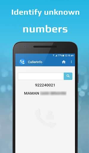 CallerInfo: Caller ID, Number lookup, Number book - Image screenshot of android app