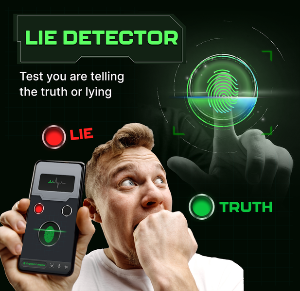 Lie Detector Test: Prank App - عکس برنامه موبایلی اندروید