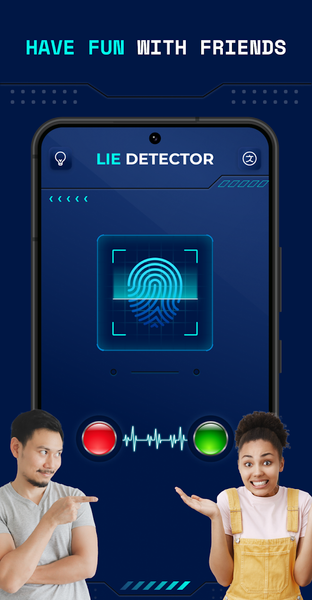 Lie Detector Test for Prank - عکس برنامه موبایلی اندروید