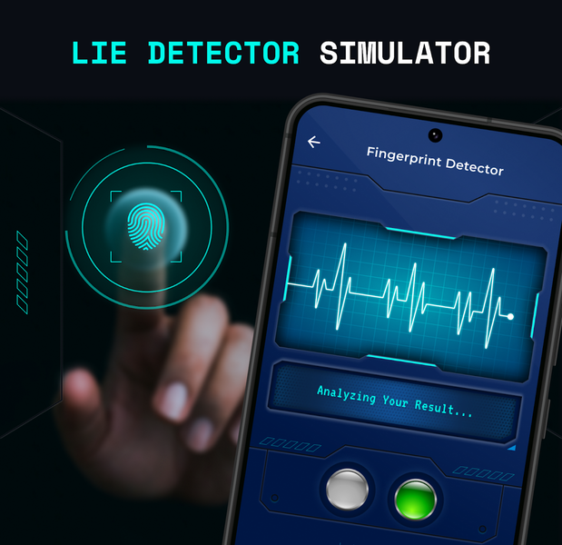 Lie Detector Test for Prank - عکس برنامه موبایلی اندروید