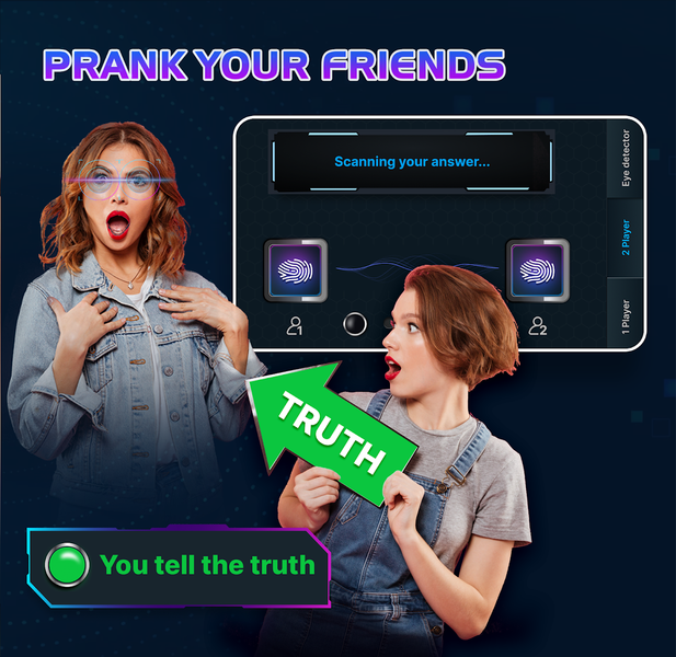 Lie Detector Test Prank - Scan - Image screenshot of android app