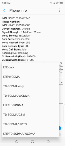 5G 4G 3G Only - Image screenshot of android app