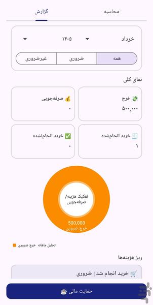 عمرگران - عکس برنامه موبایلی اندروید