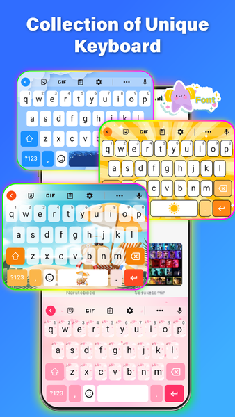 Fonts Keyboard: Themes & Emoji - Image screenshot of android app