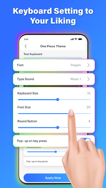 Fonts Keyboard: Themes & Emoji - Image screenshot of android app