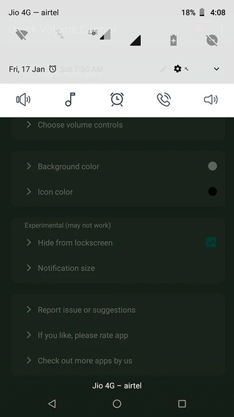 Quick Volume Control - Image screenshot of android app