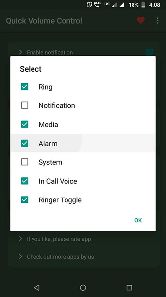 Quick Volume Control - Image screenshot of android app