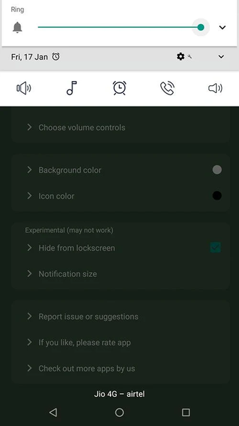 Quick Volume Control - Image screenshot of android app