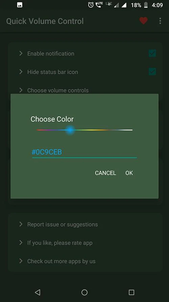 Quick Volume Control - Image screenshot of android app