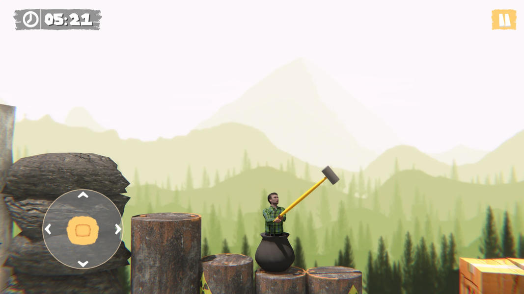 Hammer Climber Man: Pot Man 3D - Gameplay image of android game