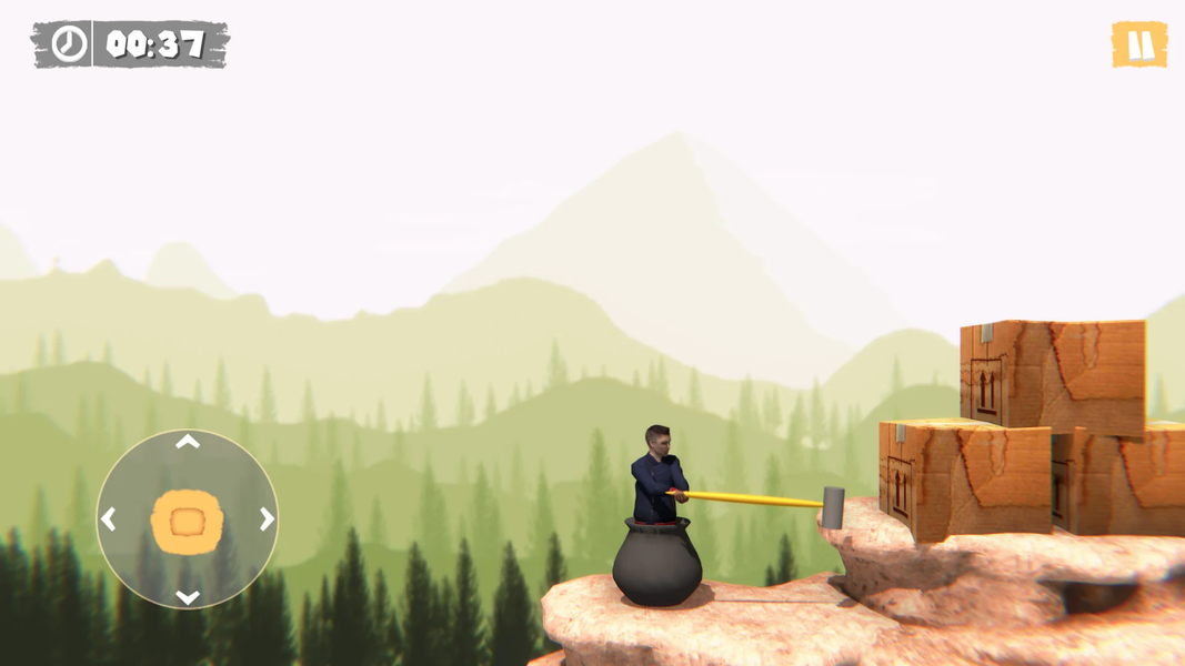 Hammer Climber Man: Pot Man 3D - Gameplay image of android game