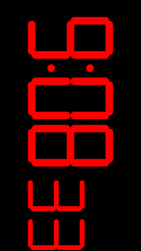 Digital Clock Seconds - Image screenshot of android app