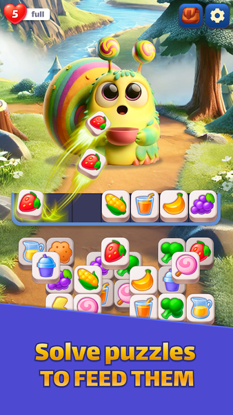 Tile Foodies: Match & Collect - عکس بازی موبایلی اندروید