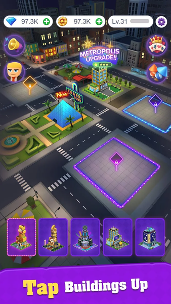 Crazy Night:Idle Casino Tycoon - Gameplay image of android game