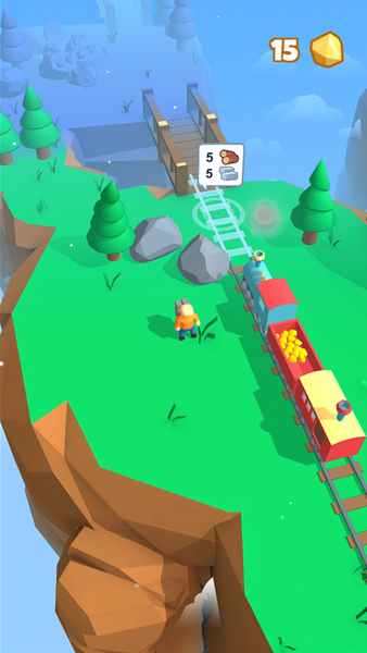 TrainRoad - عکس بازی موبایلی اندروید