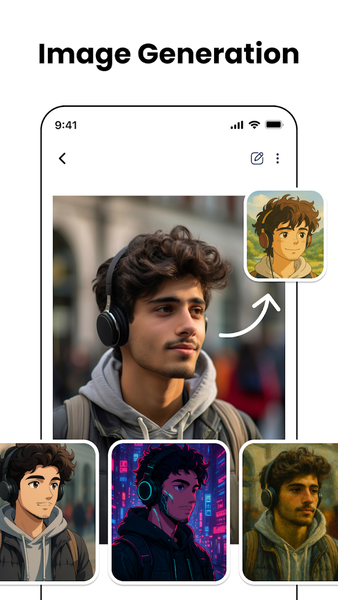 Alura: AI Chat Photo Generator - Image screenshot of android app