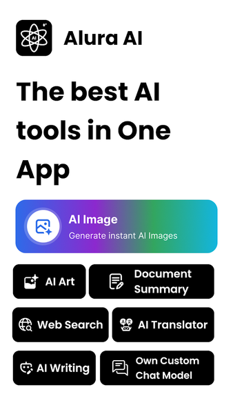Alura: AI Chat Photo Generator - Image screenshot of android app