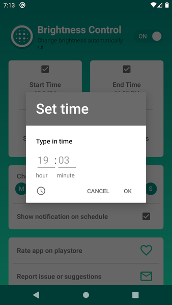Brightness Control - Brightnes - Image screenshot of android app