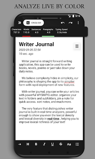 Writer Journal - Story,Note - Image screenshot of android app