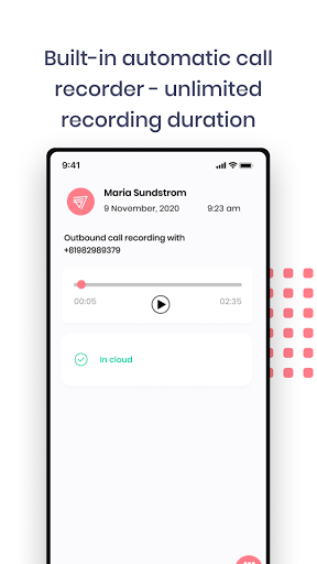 Salestrail – Sync Calls & Recs - Image screenshot of android app
