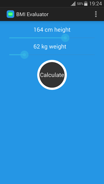 Body BMI Calculator - Image screenshot of android app