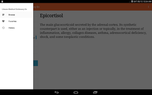 Liixuos Medical Dictionary En - عکس برنامه موبایلی اندروید
