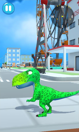 Talking Dinosaur - Gameplay image of android game