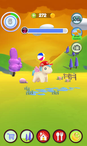 Talking Unicorn - عکس بازی موبایلی اندروید