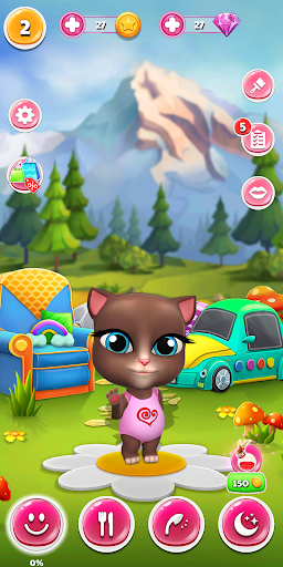 My Talking Cat Lily - Gameplay image of android game