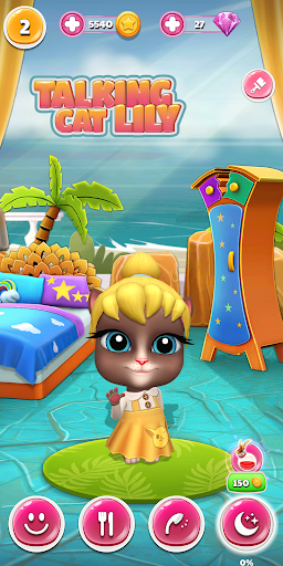 Lily The Cat: Virtual Pet Game - عکس بازی موبایلی اندروید