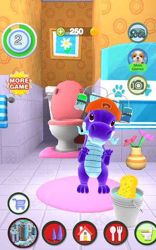 Talking Dragon - Gameplay image of android game