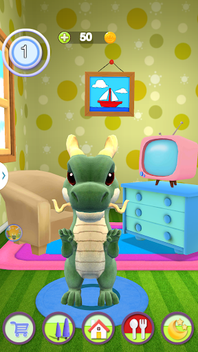 Talking Dragon - Gameplay image of android game