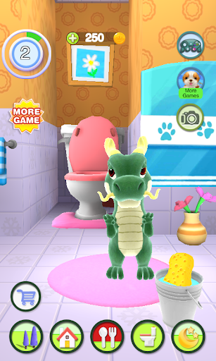 Talking Dragon - Gameplay image of android game