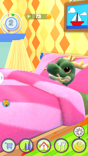 Talking Dragon - Gameplay image of android game