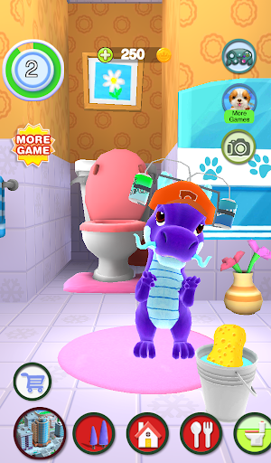 Talking Dragon - Gameplay image of android game